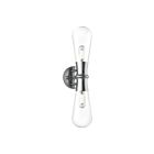 Kuzco Lighting WV464002CH Marcel 2-Lights 120W Chrome Bathroom Vanity Light