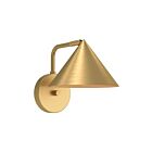 Kuzco Lighting WV485007BG Remy 1-Light 60W Brushed Gold Bathroom Vanity Light