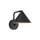 Kuzco Lighting WV485007MB Remy 1-Light 60W Matte Black Bathroom Vanity Light