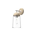 Kuzco Lighting WV542007WHWK Emil 1-Light 60W White and White Oak Bathroom Vanity Light