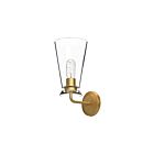 Kuzco Lighting WV570006BGCL Salem 1-Light 60W Brushed Gold and Clear Glass Bathroom Vanity Light