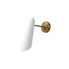 Kuzco Lighting WV572205WHAG Gabriel 1-Light 60W Aged Gold and White Bathroom Vanity Light