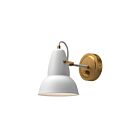 Kuzco Lighting WV576607WHAG Felix 1-Light 60W Aged Gold and White Bathroom Vanity Light