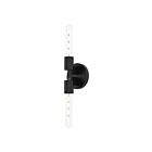 Kuzco Lighting WV607202MB Claire 2-Lights 120W Matte Black Bathroom Vanity Light