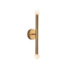 Kuzco Lighting WV612223BGOP-UNV Arden 11W Brushed Gold and Opal Glass LED Bathroom Vanity Light