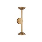 Kuzco Lighting WV616223BGOP-UNV Arden 11W Brushed Gold and Opal Glass LED Bathroom Vanity Light