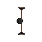 Kuzco Lighting WV616223MBOP-UNV Arden 11W Matte Black and Opal Glass LED Bathroom Vanity Light