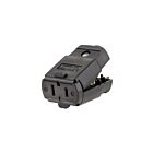 Leviton 102-EP Black 15A 125V 2P2W Cord Connector