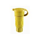 Leviton 27W49 Nema L7-20R Locking Connector & Cap