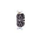 Leviton 4794-1R Combo Locking/Straight Duplex Receptacle