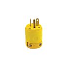 Leviton 520PV 2P3W 20A125V Grounding Plug Yellow
