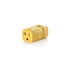 Leviton 5359-VY 2P3W 20A 125V Connector