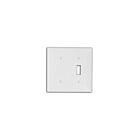Leviton 80706-R 1-Toggle/1-Blank Nylon Wallplate