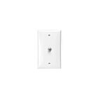 Leviton 80781-W White Coax Wallplate