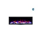 Ortech LEDFP-72BIF Black 72" Electric Fireplace Wattage Selectable