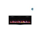 Ortech LEDFP-72 Black 72" Electric Fireplace Wattage Selectable