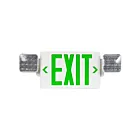 LEDONE LOC-EXIT-2WGLW-SCOM 2-Heads 4W LED Exit and Emergency Combinations