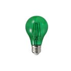 Ledvance LED4.5A19-DIM-GREEN-GL-RP 4.5W Ultra LED A19 Colored Glass Lamp