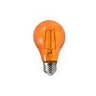 Ledvance LED4.5A19-DIM-ORANGE-GL-RP 4.5W Ultra LED Colored Glass A19 Lamp