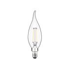 Ledvance LED5.5B10CDIM835FILWHRP4 5.50W B10 LED Bulb 3500K