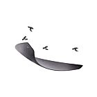 Ledvance POSTTOPVGLSBZ Visor For Post Top