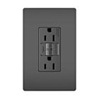 Legrand 1597BK 15A 125V Black Duplex Self-Test Gfci Receptacle With Safelock Protection