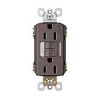 Legrand 1597NTLTRDBCC4 15A 125V Dark Bronze Duplex Self-Test Gfci Receptacle
