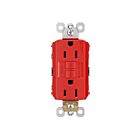 Legrand 1597RED 15A 125V Red Duplex Self-Test Gfci Receptacle