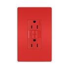 Legrand 1597RED 15A 125V Red Duplex Self-Test Gfci Receptacle