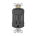 Legrand 1597SWTTRBKCCD4 15A 125V Black Duplex Self-Test Gfci Receptacle