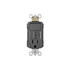 Legrand 1597SWTTRBKCCD4 15A 125V Black Duplex Self-Test Gfci Receptacle