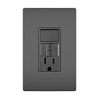 Legrand 1597SWTTRBKCCD4 15A 125V Black Duplex Self-Test Gfci Receptacle