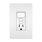 Legrand 1597SWTTRWCCD4 15A 125V White Duplex Self-Test Gfci Receptacle