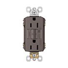 Legrand 1597TRA 15A 125V Brown Duplex Self-Test Gfci Receptacle