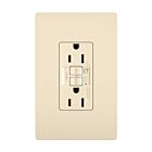 Legrand 1597TRALA 15A 125V Light Almond Duplex Self-Test Gfci Receptacle