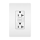 Legrand 1597TRAPLW 15A 125V White Duplex Self-Test Gfci Receptacle