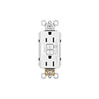 Legrand 1597TRAW 15A 125V White Duplex Self-Test Gfci Receptacle