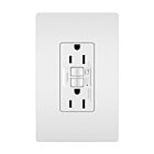 Legrand 1597TRAW 15A 125V White Duplex Self-Test Gfci Receptacle