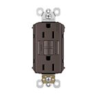 Legrand 1597TRDBCC4 15A 125V Dark Bronze Duplex Self-Test Gfci Receptacle