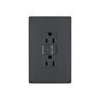 Legrand 1597TRGCC4 15A 125V Graphite Duplex Self-Test Gfci Receptacle