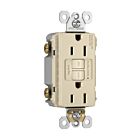Legrand 1597TRLA 15A 125V Light Almond Duplex Self-Test Gfci Receptacle
