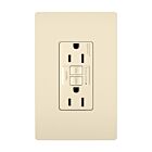 Legrand 1597TRLA 15A 125V Light Almond Duplex Self-Test Gfci Receptacle
