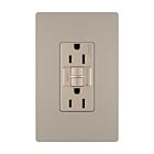 Legrand 1597TRNICC4 15A 125V Nickel Duplex Self-Test Gfci Receptacle