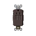 Legrand 1597TRSGL 15A 125V Brown Simplex Self-Test Gfci Receptacle