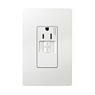 Legrand 1597TRSGLW 15A 125V White Simplex Self-Test Gfci Receptacle