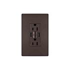 Legrand 1597TRUSBAADBC4 15A 125V Dark Bronze Gfci Usb Outlet Receptacle
