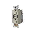 Legrand 1597TRUSBAANIC4 15A 125V Nickel Gfci Usb Outlet Receptacle