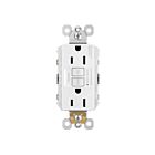 Legrand 1597TRW 15A 125V White Duplex Self-Test Gfci Receptacle