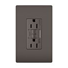 Legrand 1597TRWR 15A 125V Brown Duplex Self-Test Gfci Receptacle