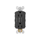 Legrand 1597TRWRBK 15A 125V Black Duplex Self-Test Gfci Receptacle
